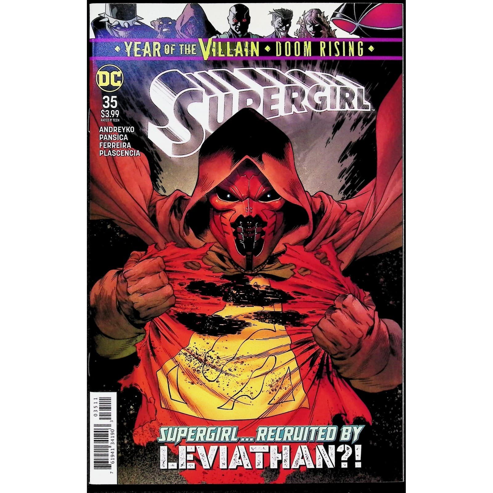 Supergirl 6X Comic Lot #34 35 36 37 27 Annual 1 1st Supergirl Who Laughs Chew DC - Thumbnail 8