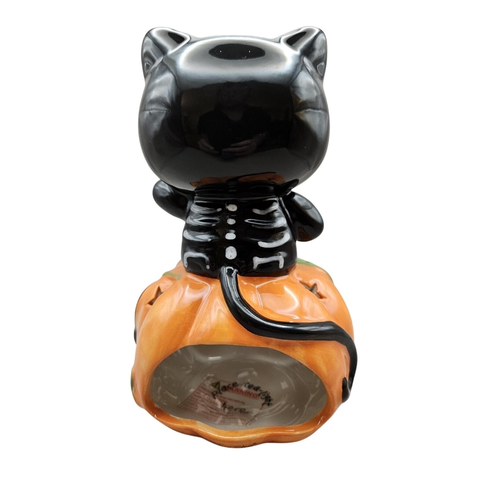 Hello Kitty HK Skeleton On Halloween Pumpkin Blue Sky - Thumbnail 3