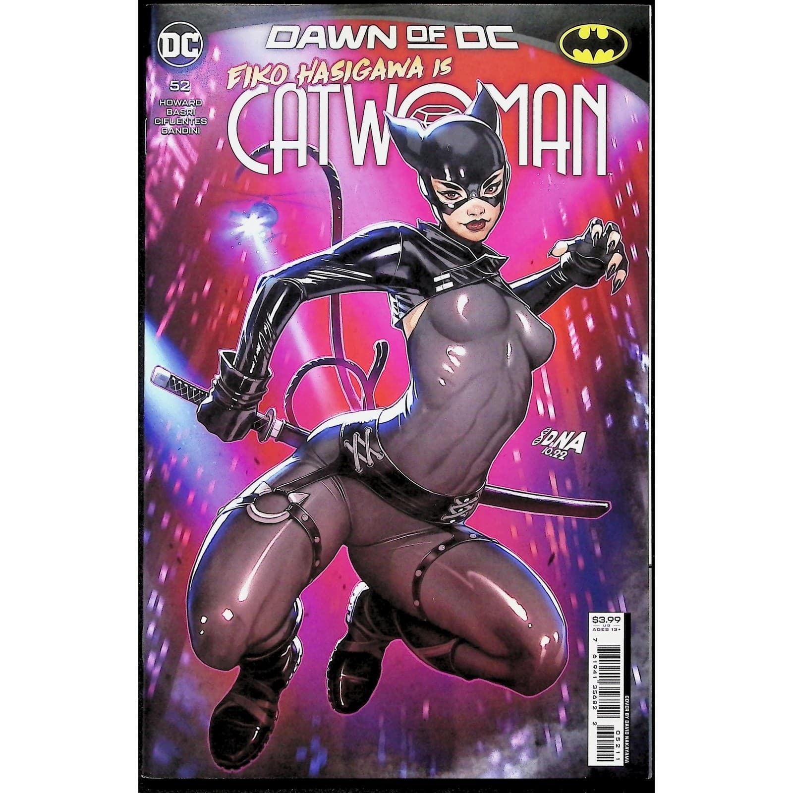 Catwoman 4X Comic Lot #52 52 52 Batman/Catwoman 10 Swaby Jim Lee DNA Variant DC - Thumbnail 6