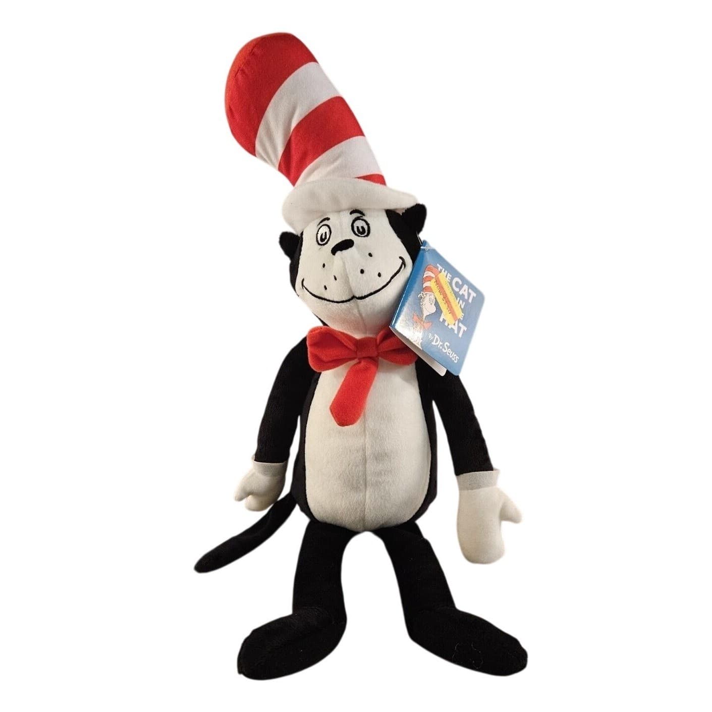 THE CAT IN THE HAT 18" Stuffed Animal Plush Dr. Seuss - NWT 2024 - Thumbnail 2