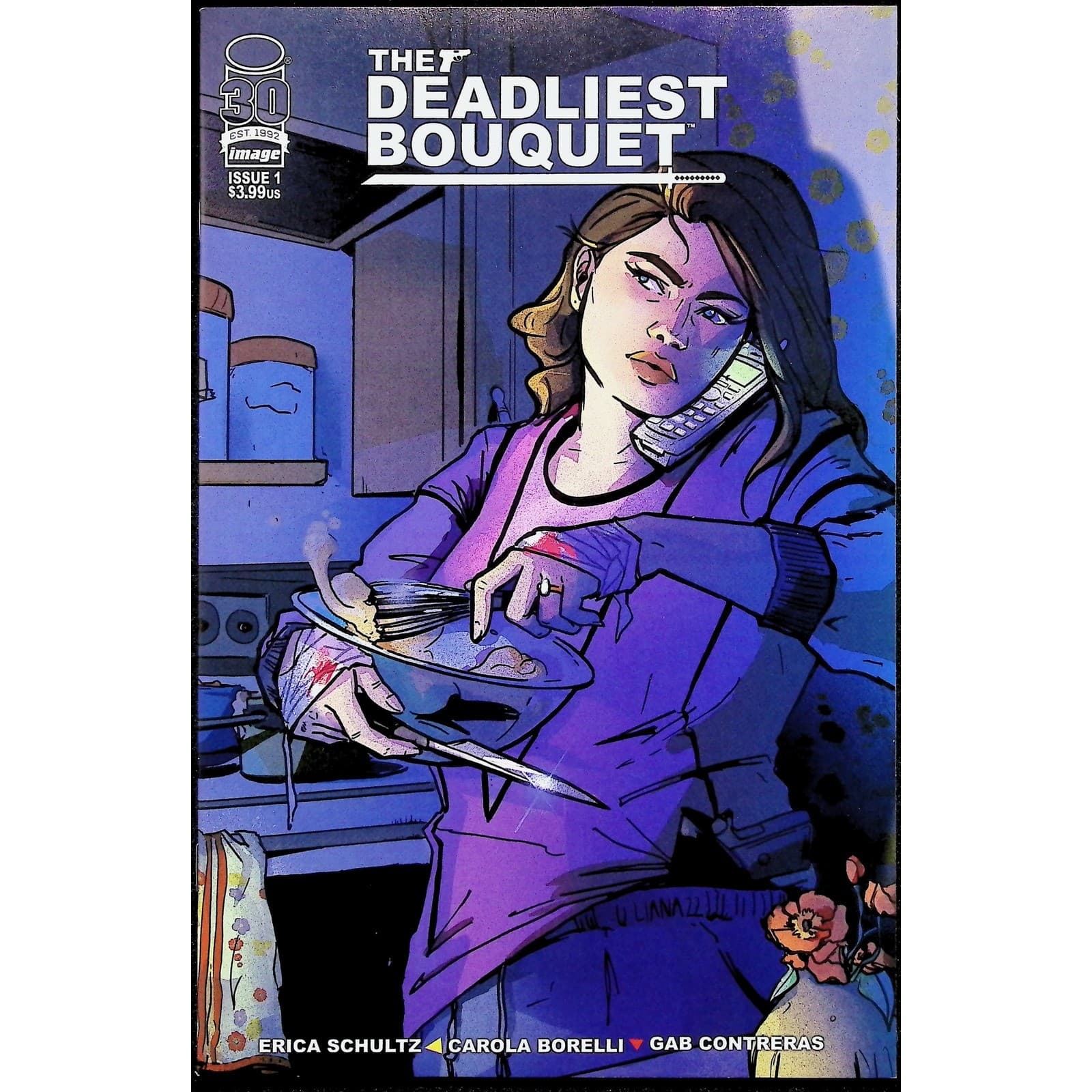 Horror Indie Comic Book #1 Draculina Nightmare Man Deadliest Bouquet 8x Loit - Thumbnail 4