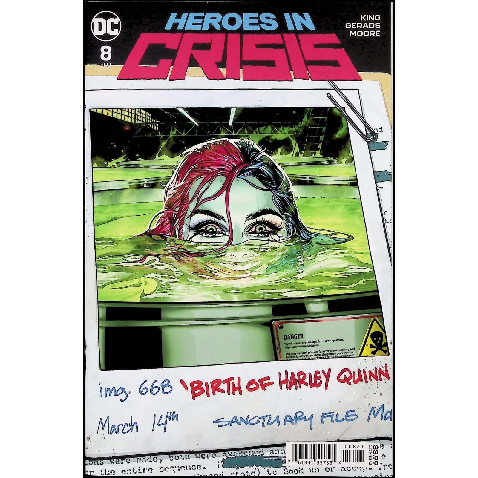 Harley Quinn 6X Comic Lot #1 59 59 60 60 Heroes in Crisis #8 Derrick Chew Cho DC - Thumbnail 12