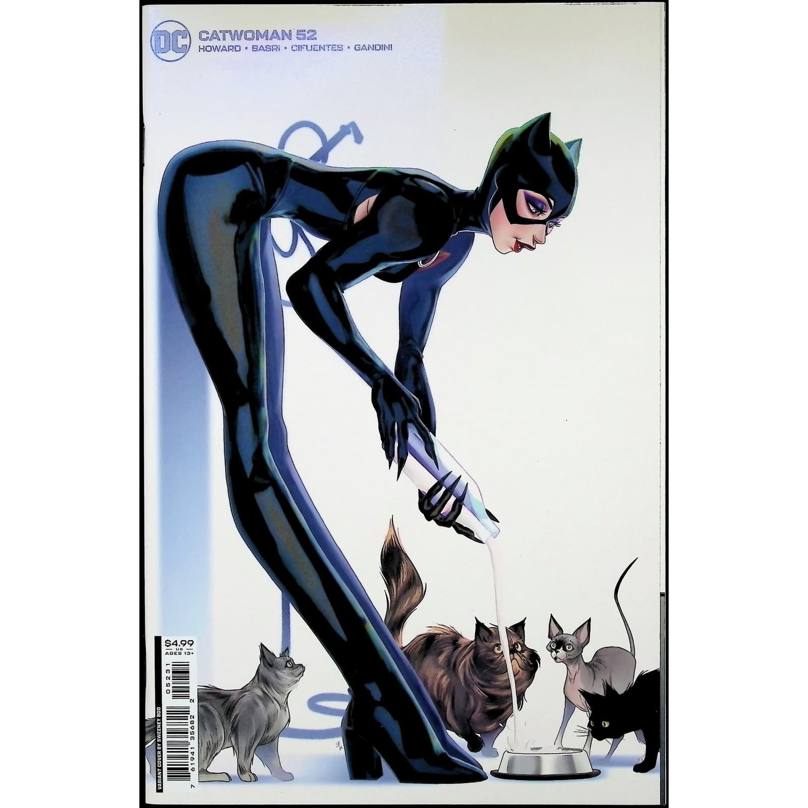 Catwoman 4X Comic Lot #52 52 52 Batman/Catwoman 10 Swaby Jim Lee DNA Variant DC - Thumbnail 4