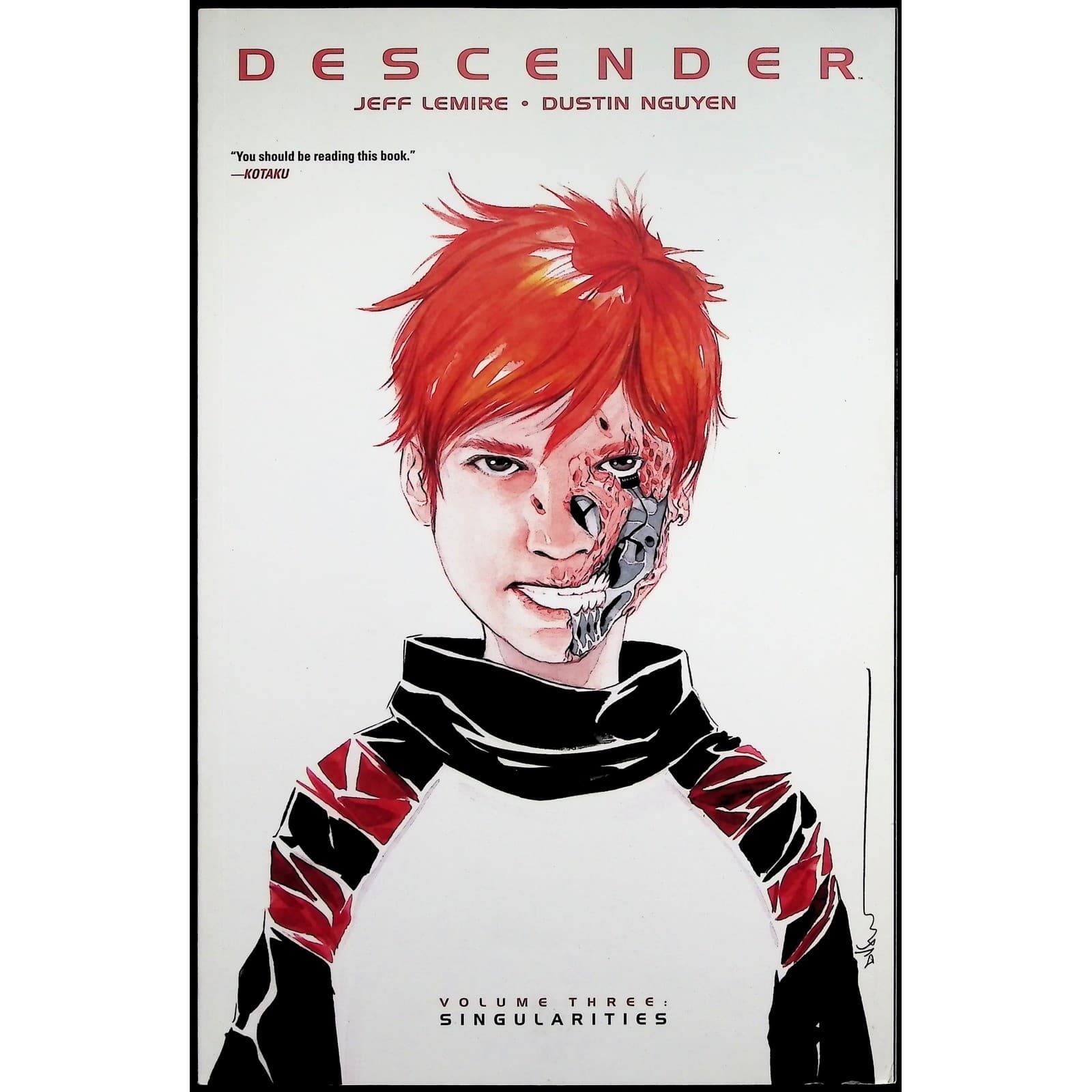 Image Comics Descender Graphic Novel Lot Vol 1-3 Jeff Lemire Dustin Nguyen #TPB - Thumbnail 4
