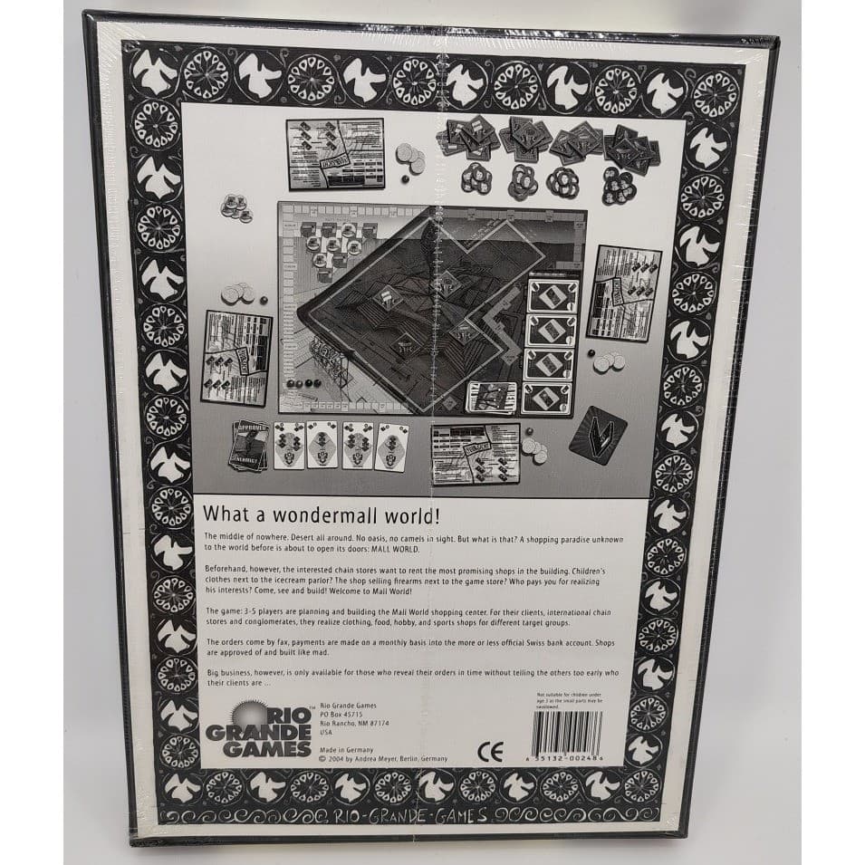 Mall World Board Game Rio Grande Games Brand New Sealed Out Of Print - Thumbnail 2