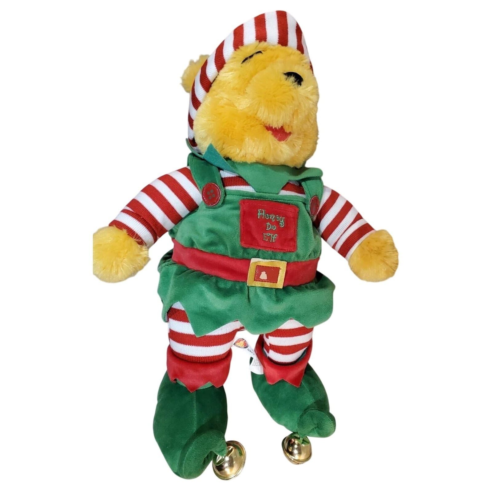 Vintage Disneyland Walt Disney Winnie The Pooh Honey Do Elf Plush Christmas - Thumbnail 6