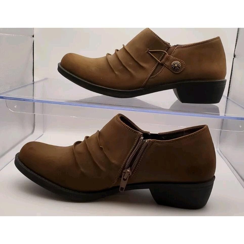 Easy Street Korey Shooties - Smoke Matte Brown - Womens 7.5M - Thumbnail 7
