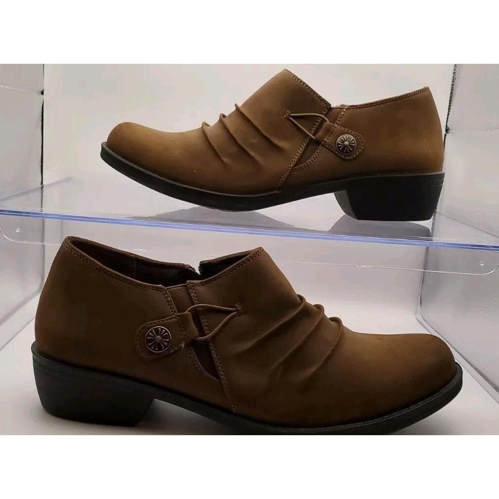 Easy Street Korey Shooties - Smoke Matte Brown - Womens 7.5M - Thumbnail 2