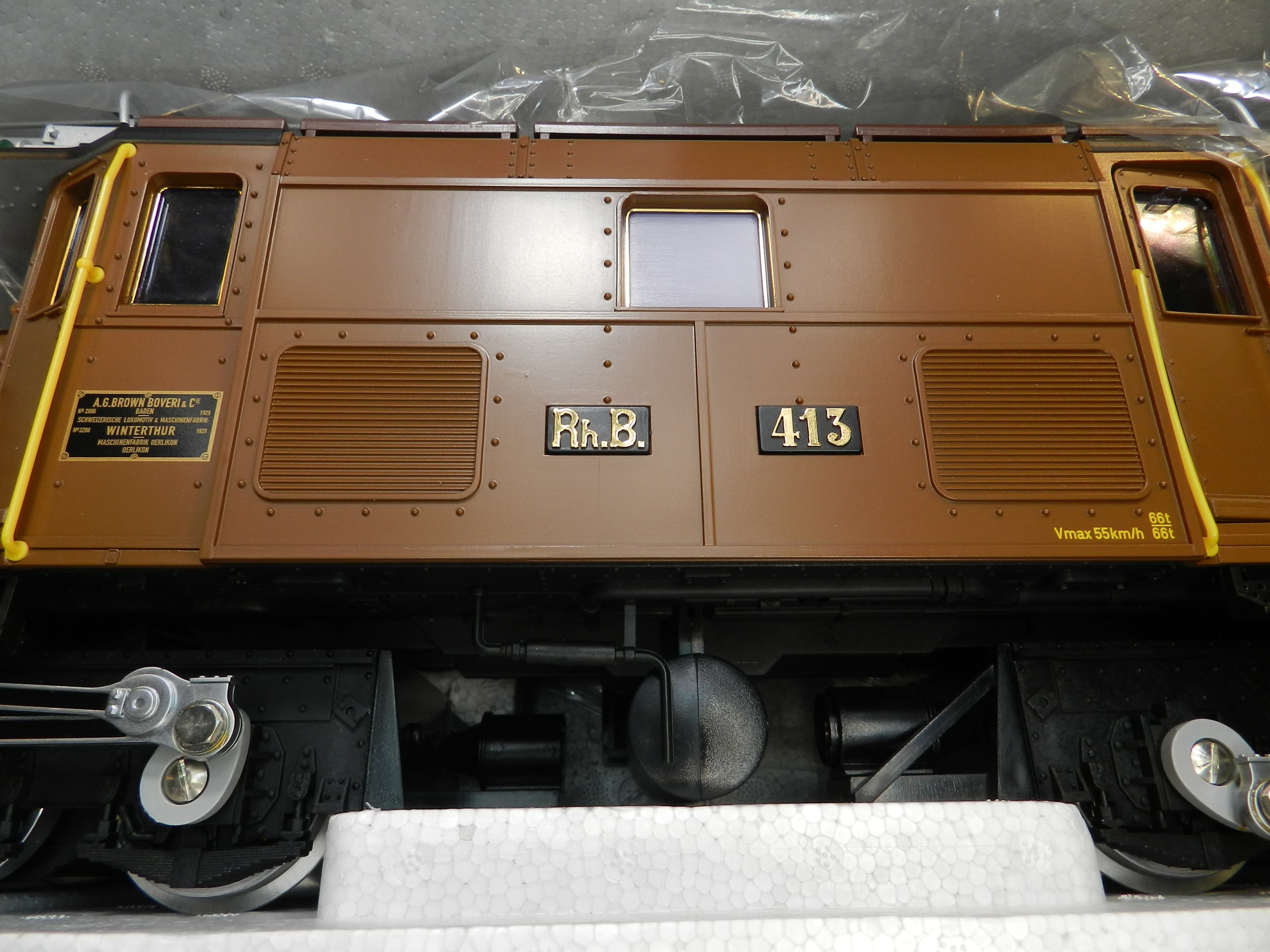 Lehmann Train LGB 2040 RhB Crocodile Electric Locomotive #413 2240 G Scale (O88K - Thumbnail 9