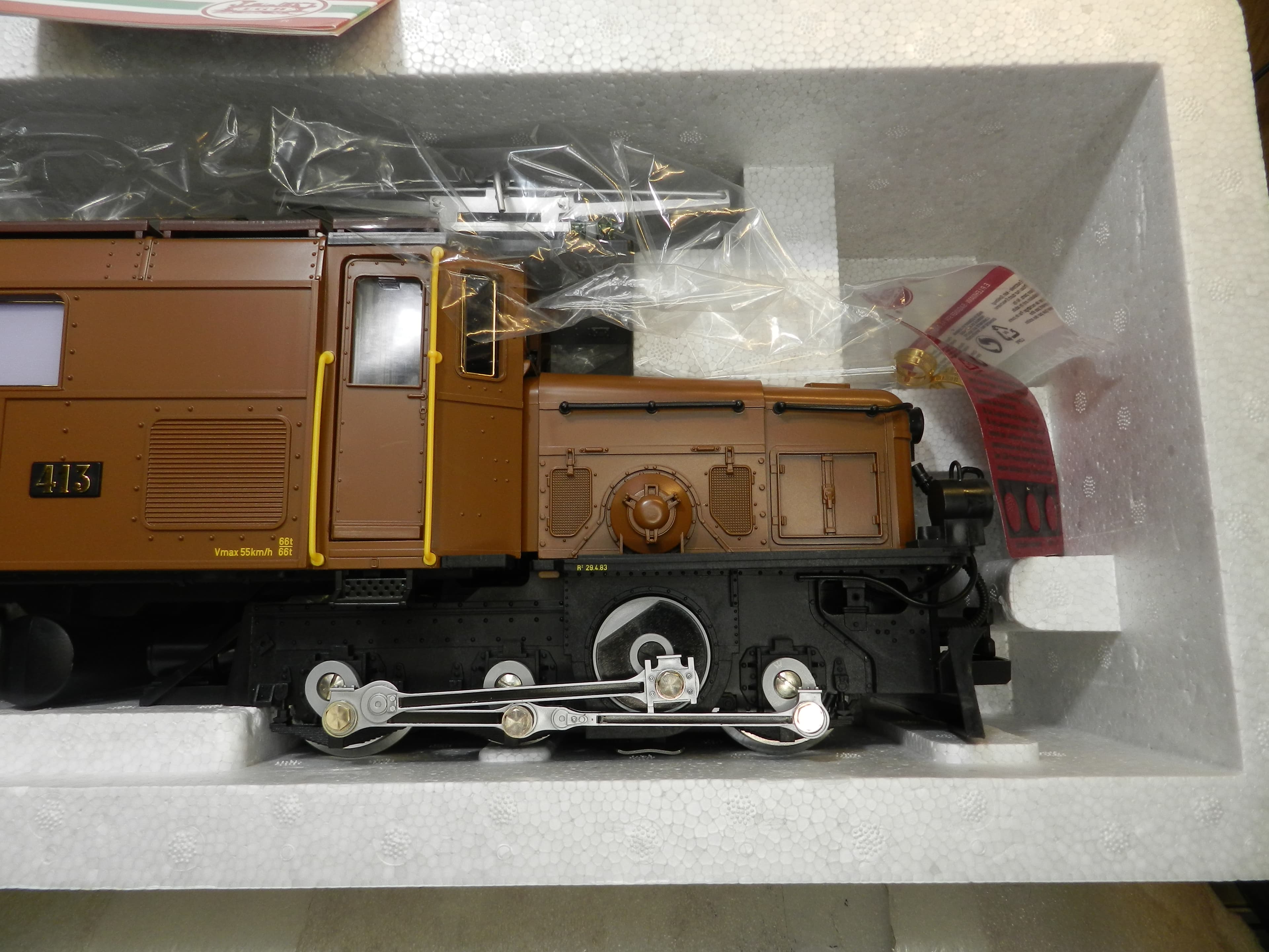 Lehmann Train LGB 2040 RhB Crocodile Electric Locomotive #413 2240 G Scale (O88K - Thumbnail 11