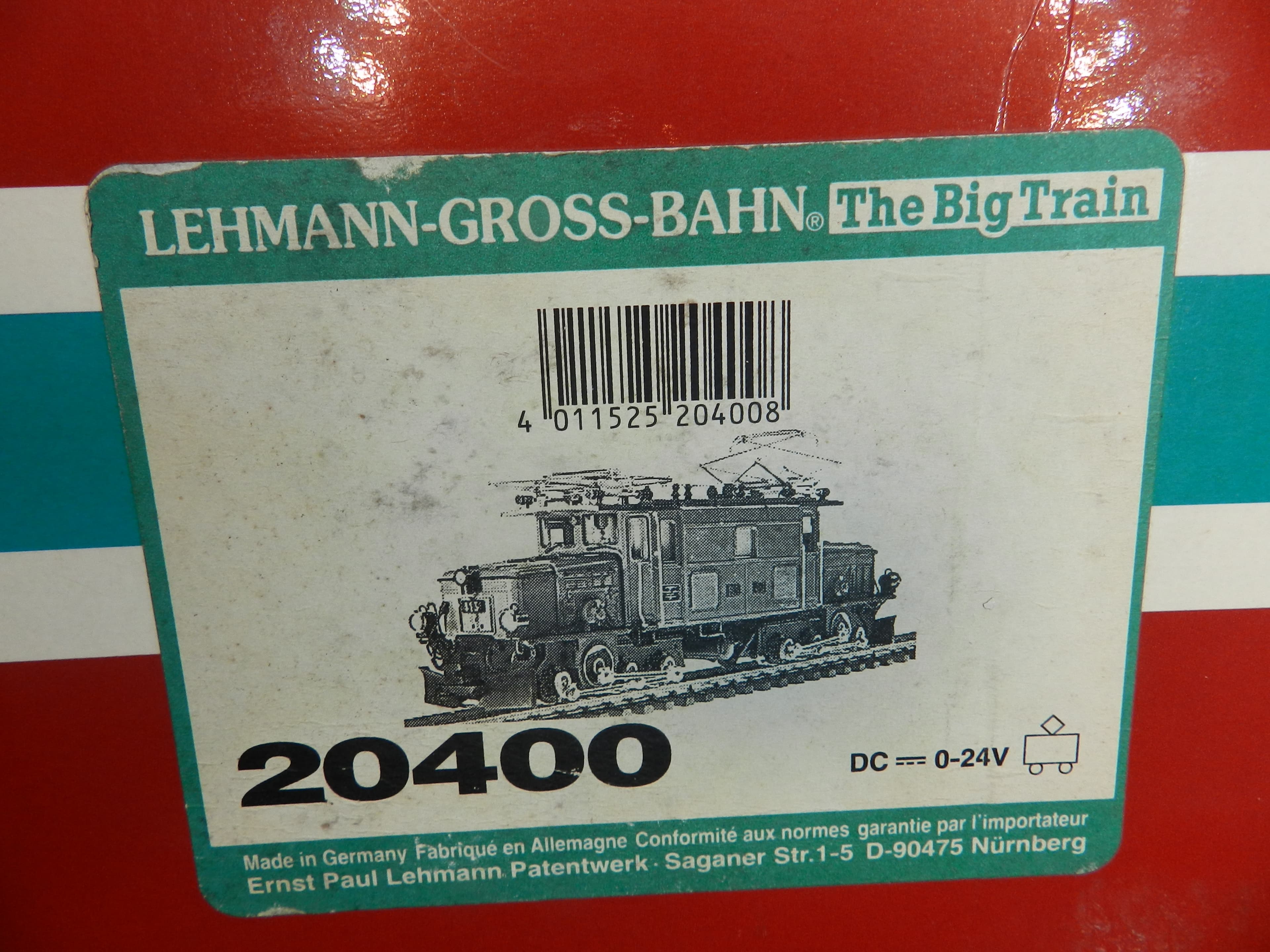 Lehmann Train LGB 2040 RhB Crocodile Electric Locomotive #413 2240 G Scale (O88K - Thumbnail 12