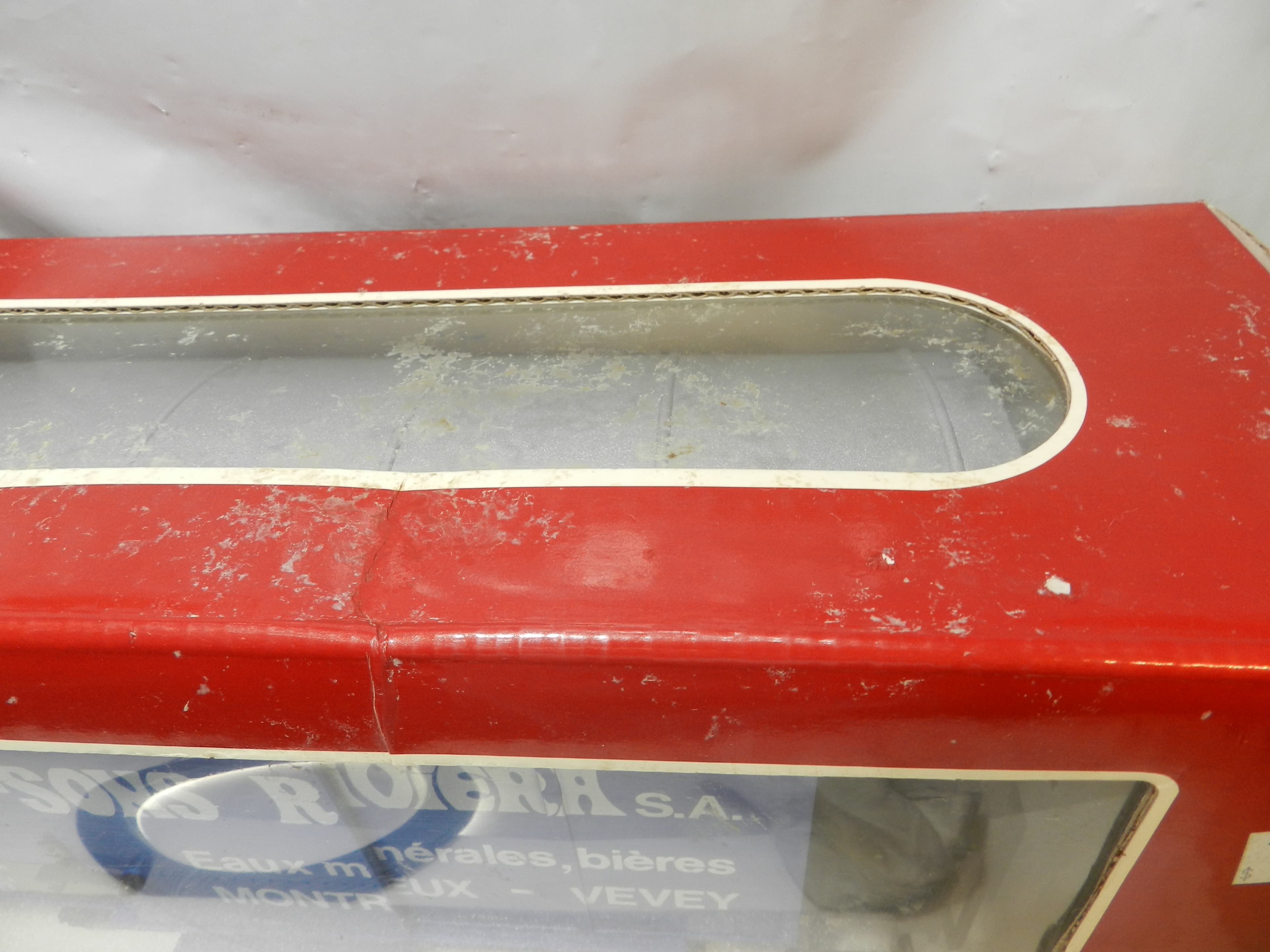 LGB G Scale Boxcar 4029 Boissons Riviera S.A. Montreux Vevey Train Unopened O90K - Thumbnail 7