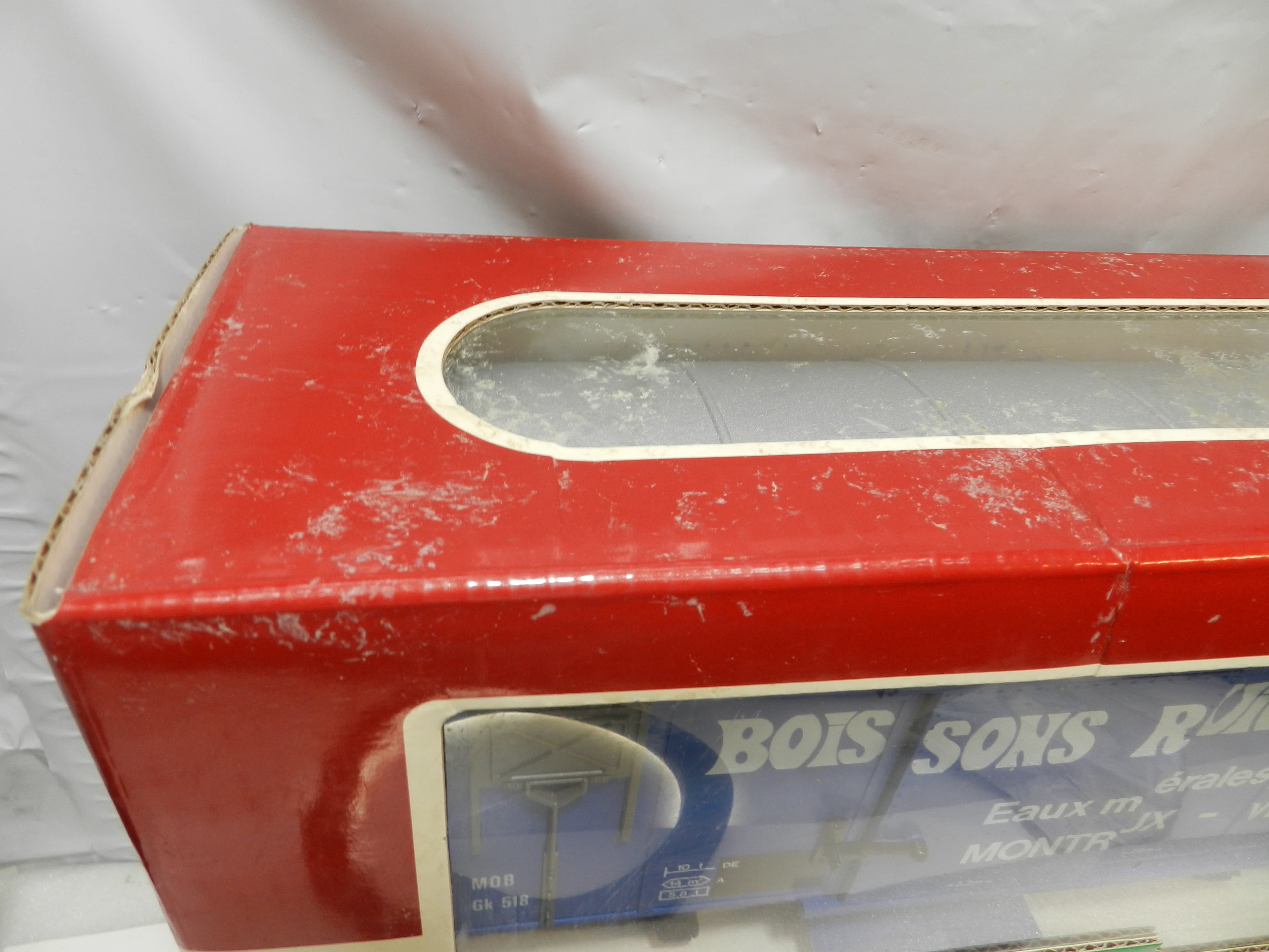 LGB G Scale Boxcar 4029 Boissons Riviera S.A. Montreux Vevey Train Unopened O90K - Thumbnail 6