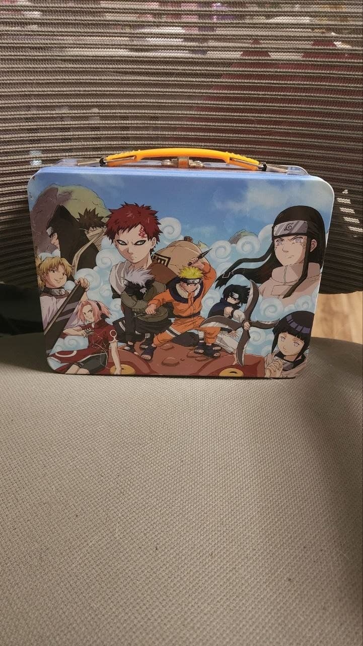Naruto Tin Lunch Box - Metal lunchbox - anime nerd gift - boy girl - collectible - Thumbnail 3
