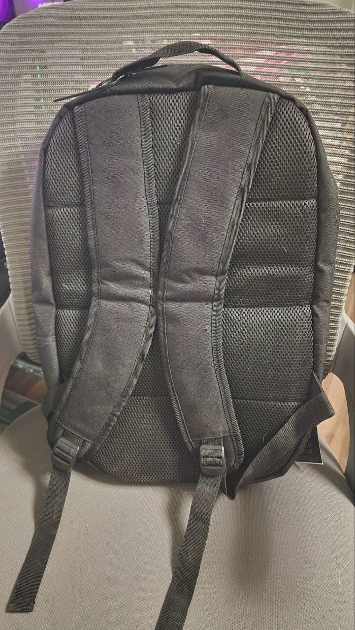 Chainsaw Man Anime Backpack - Laptop Padding - anime gift guy nerd - black strap - Thumbnail 3