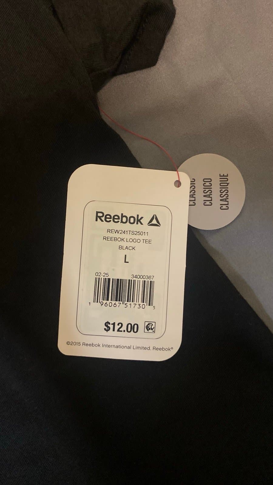 Black Reeboks men’s shirt brand new - Thumbnail 5