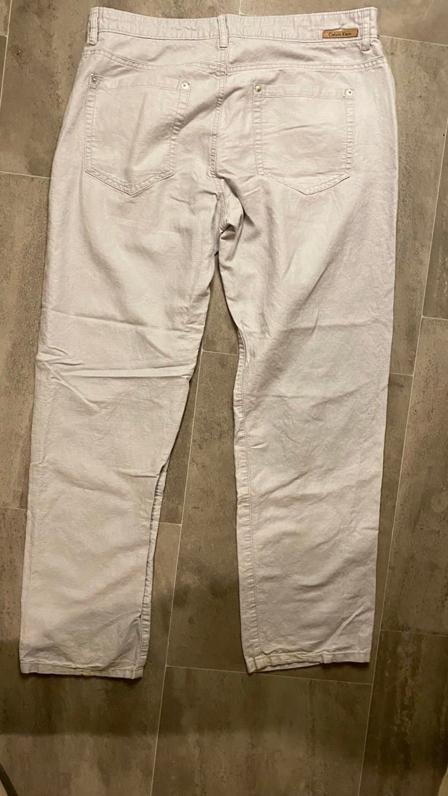 Grey Calvin Kline 33x32 chino trousers - Thumbnail 5