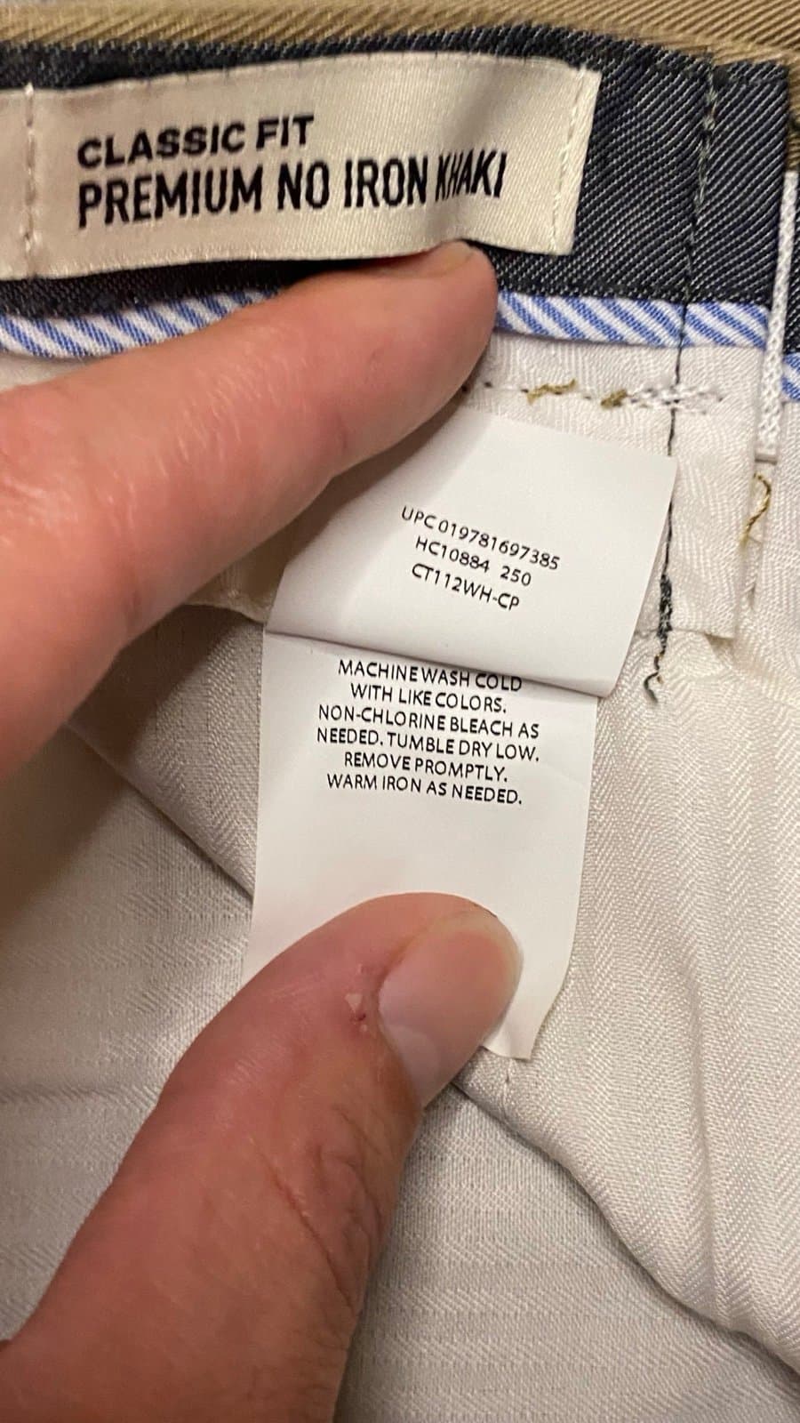 Khaki Haggar men's 32x30 dress trousers - Thumbnail 5