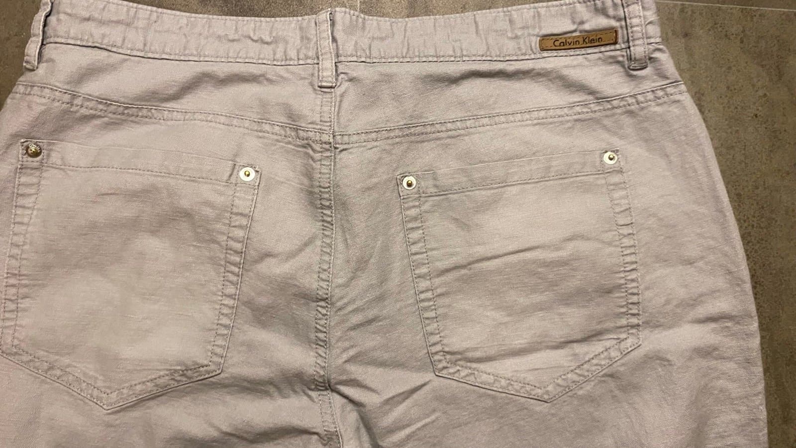 Grey Calvin Kline 33x32 chino trousers - Thumbnail 6