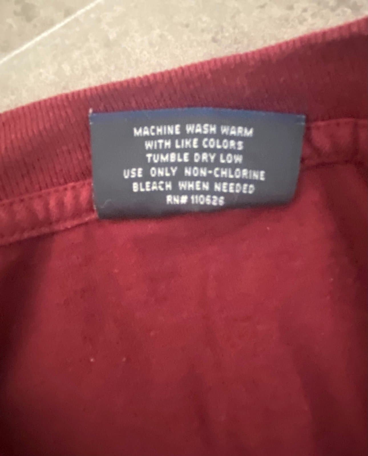 Burgundy Aeropostale men’s medium tee shirt - Thumbnail 3