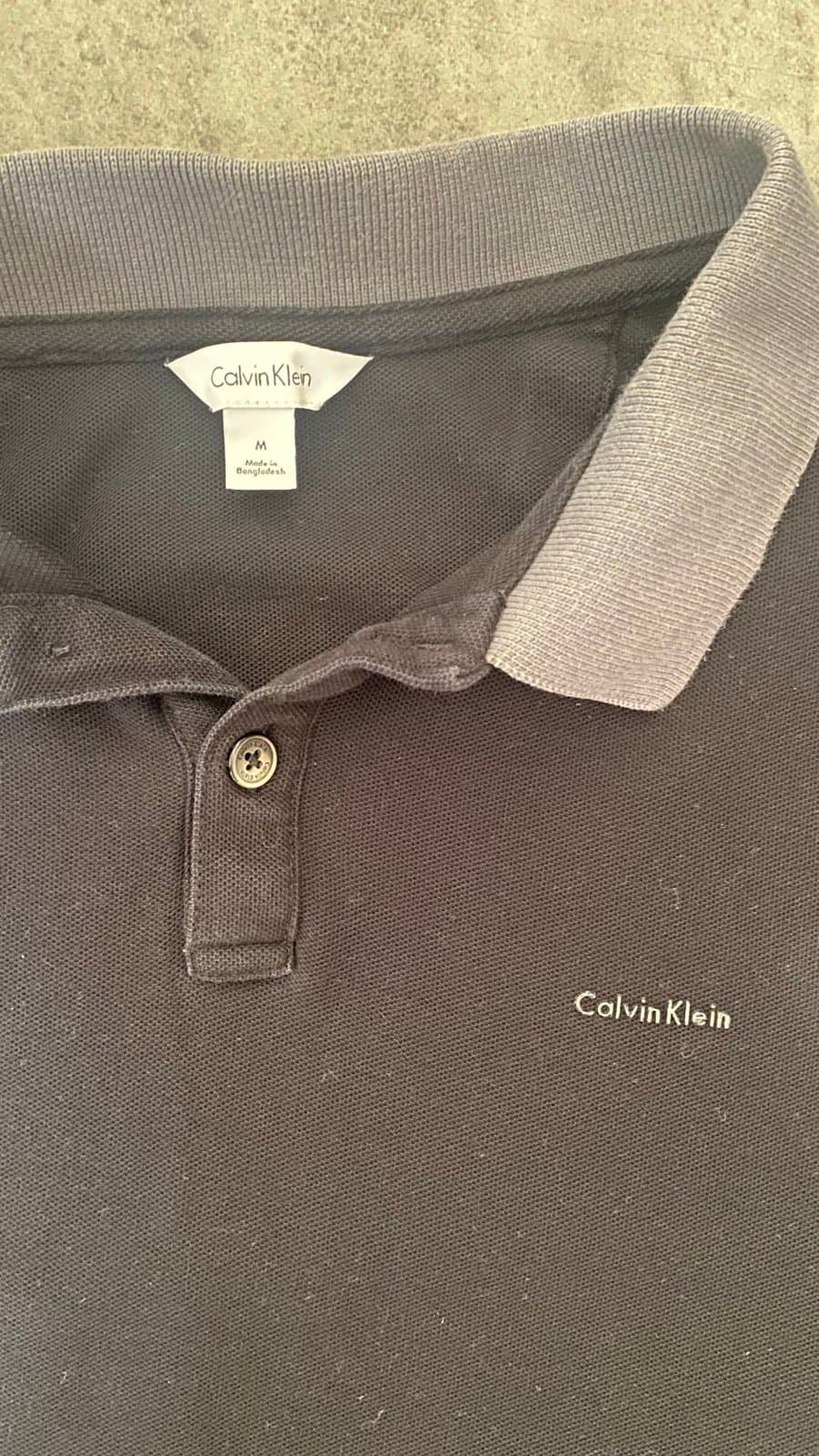 Black M Calvin Kline polo button up golf tee - Thumbnail 2