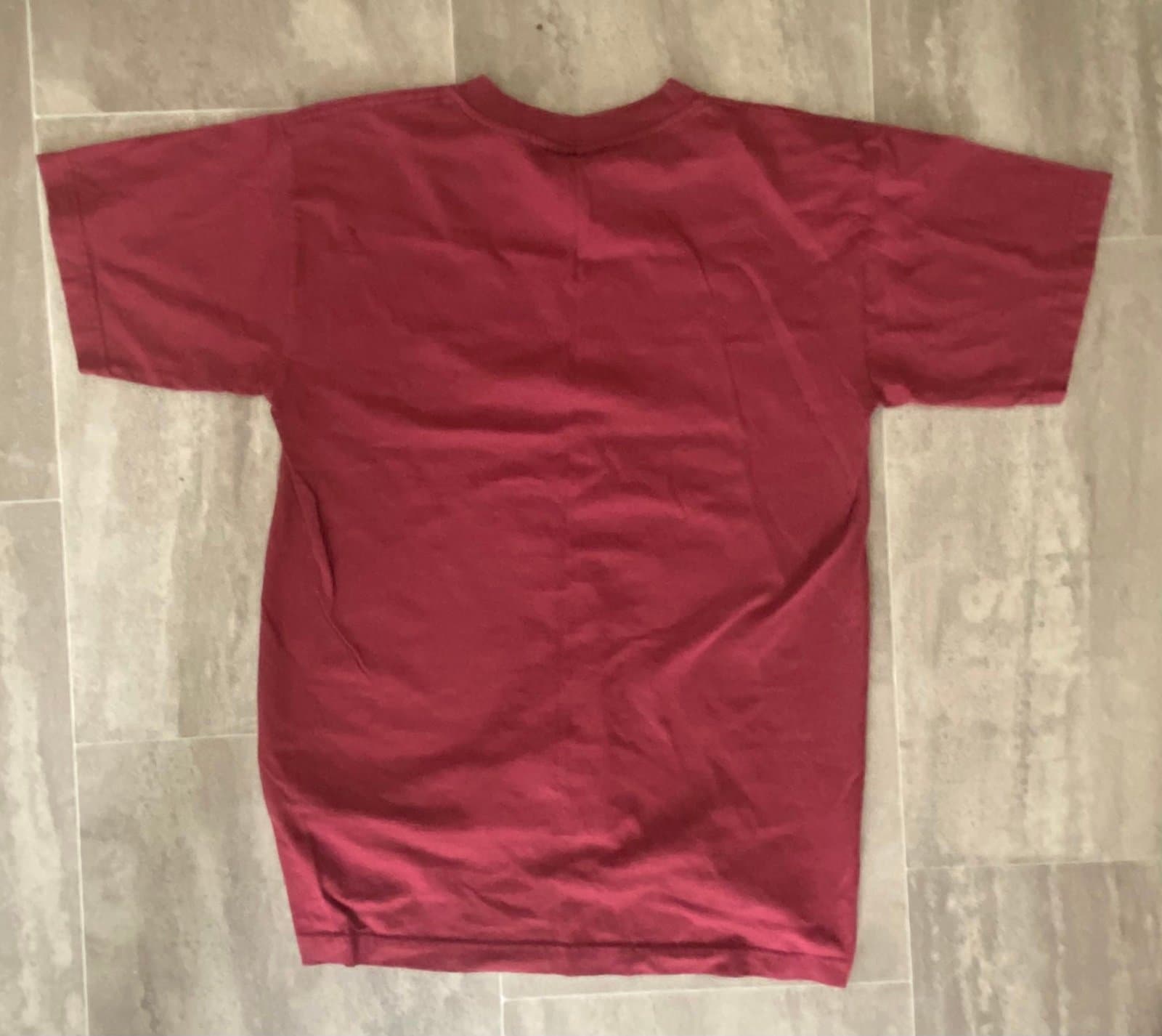 Burgundy Aeropostale men’s medium tee shirt - Thumbnail 4