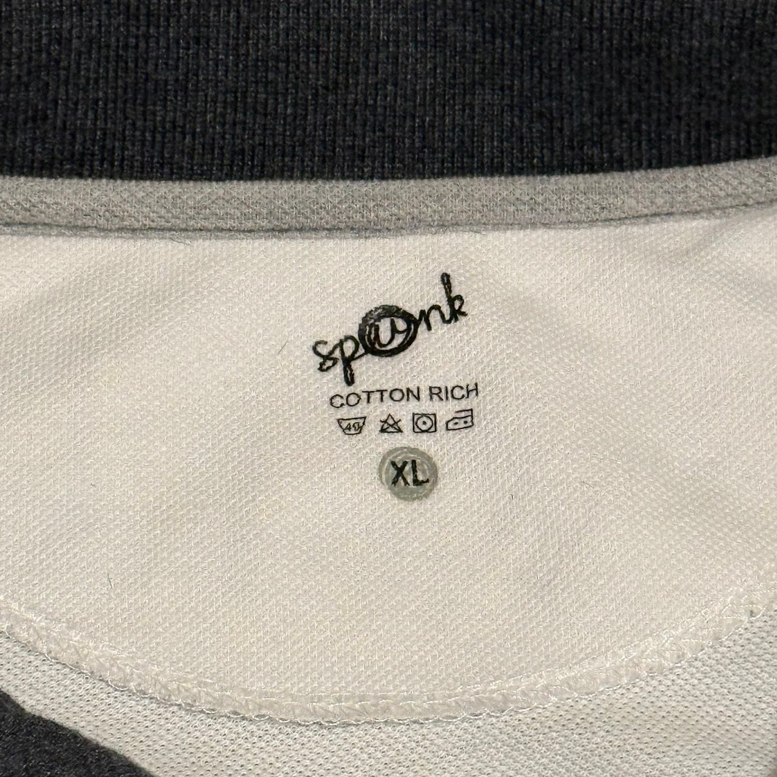 White & grey spunk XL Polo Shirt - Thumbnail 2