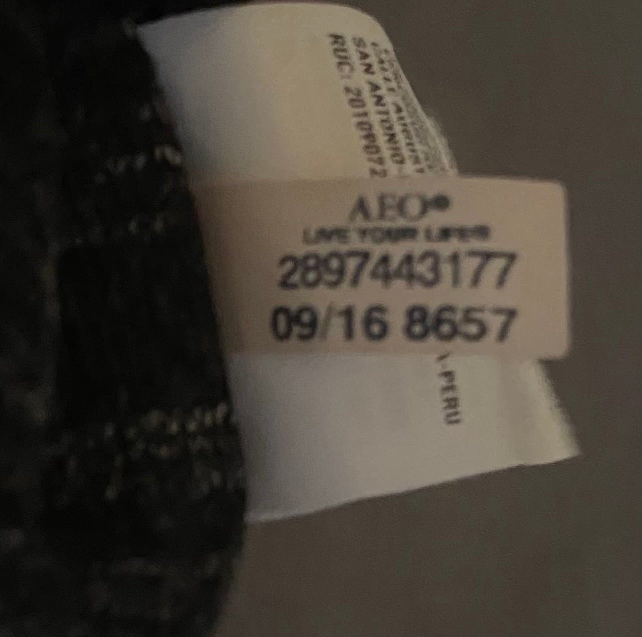 Men’s grey and black long sleeve American Eagle - Thumbnail 6