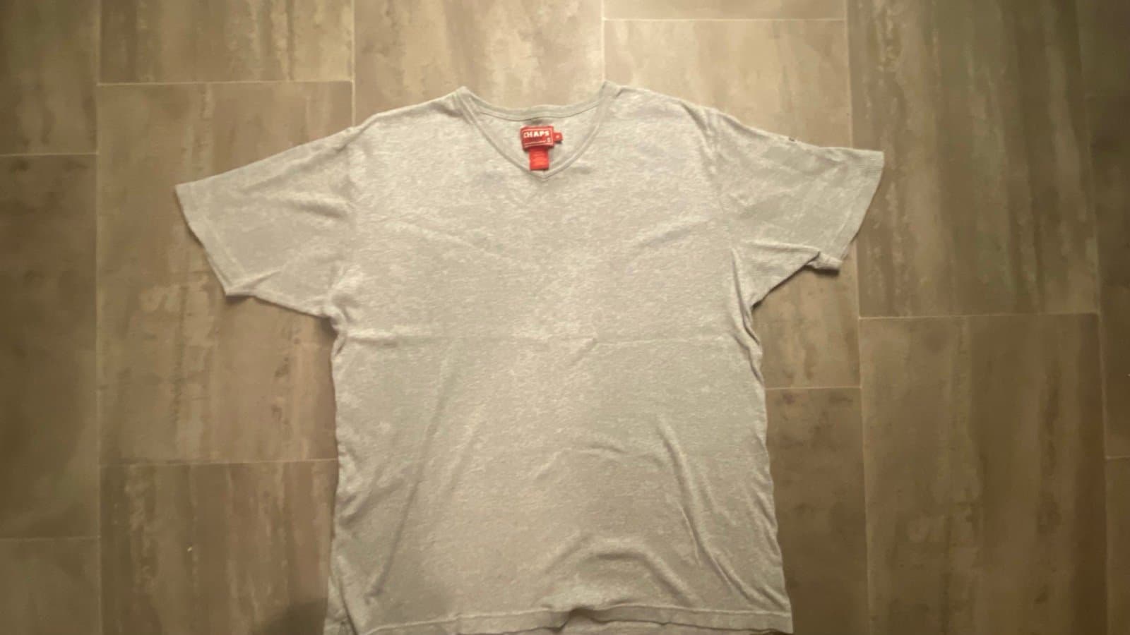 Grey Chaps Denim medium shirt