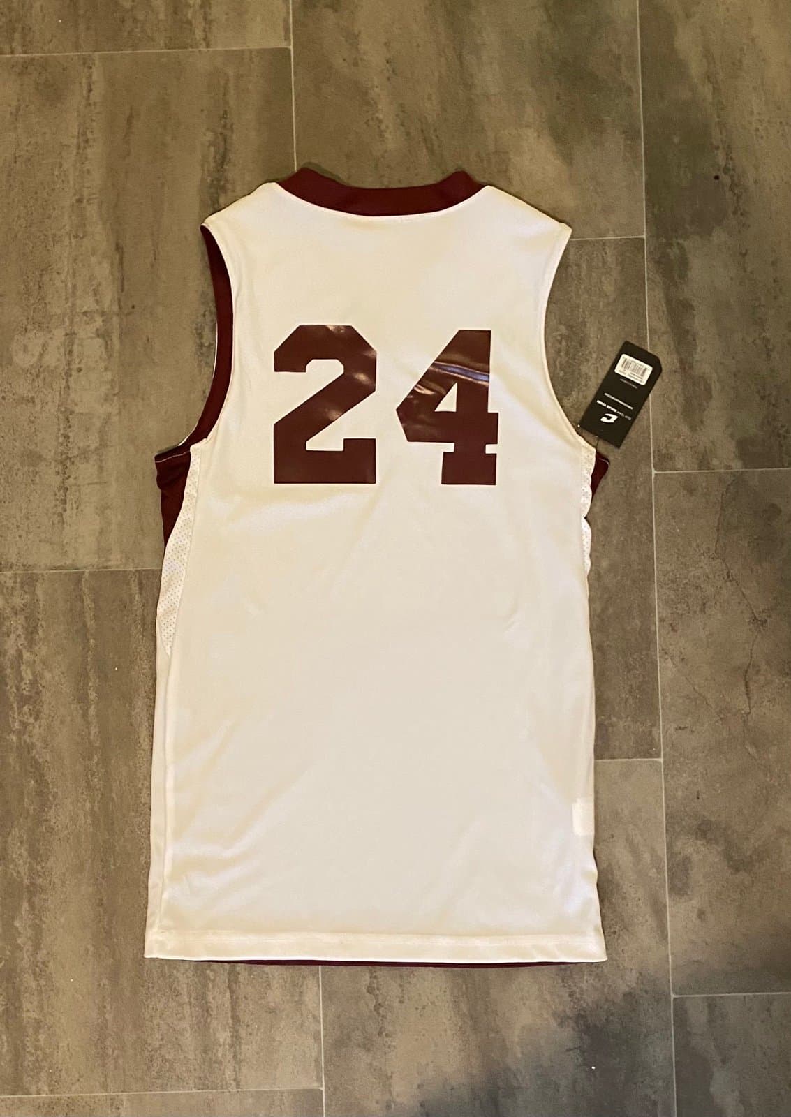 White and burgundy State jersey reversible XL - Thumbnail 2