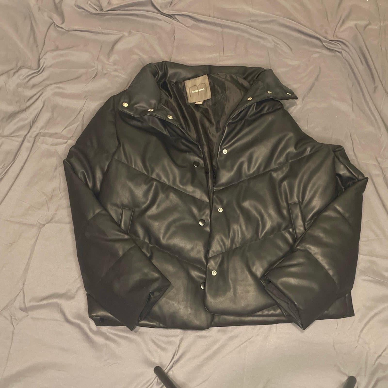 Black Maurice small puffer jacket - Thumbnail 2