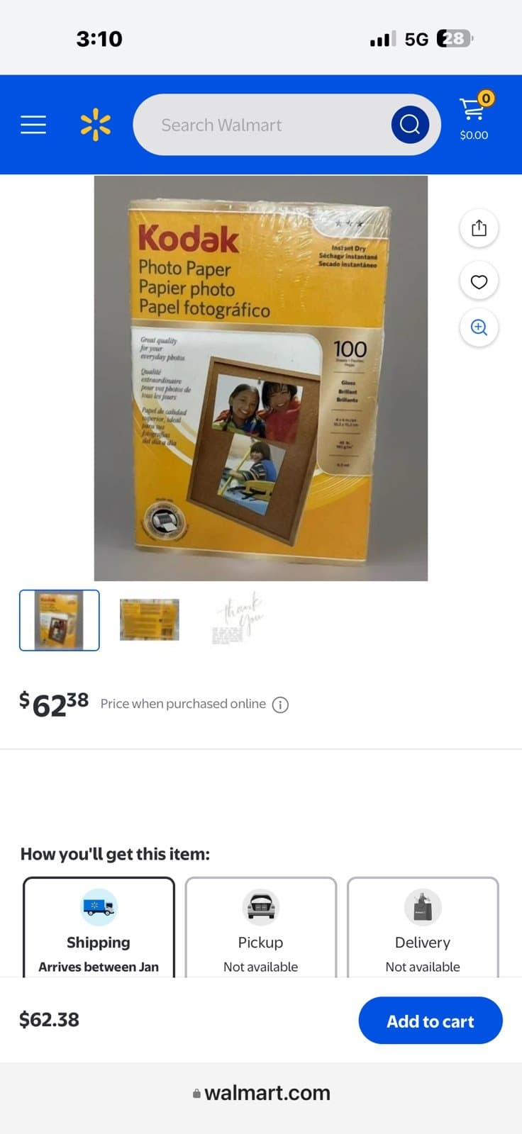 New Kodak 100 glossy photo printing paper - Thumbnail 4