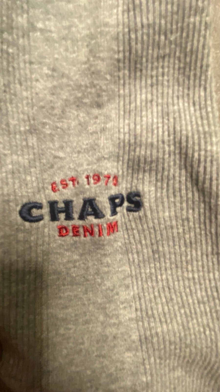 Grey Chaps Denim medium shirt - Thumbnail 4