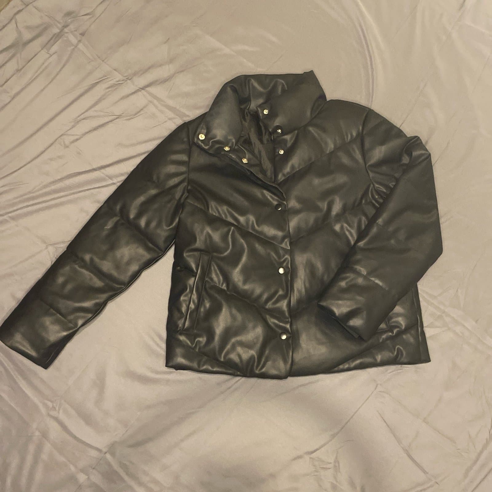 Black Maurice small puffer jacket