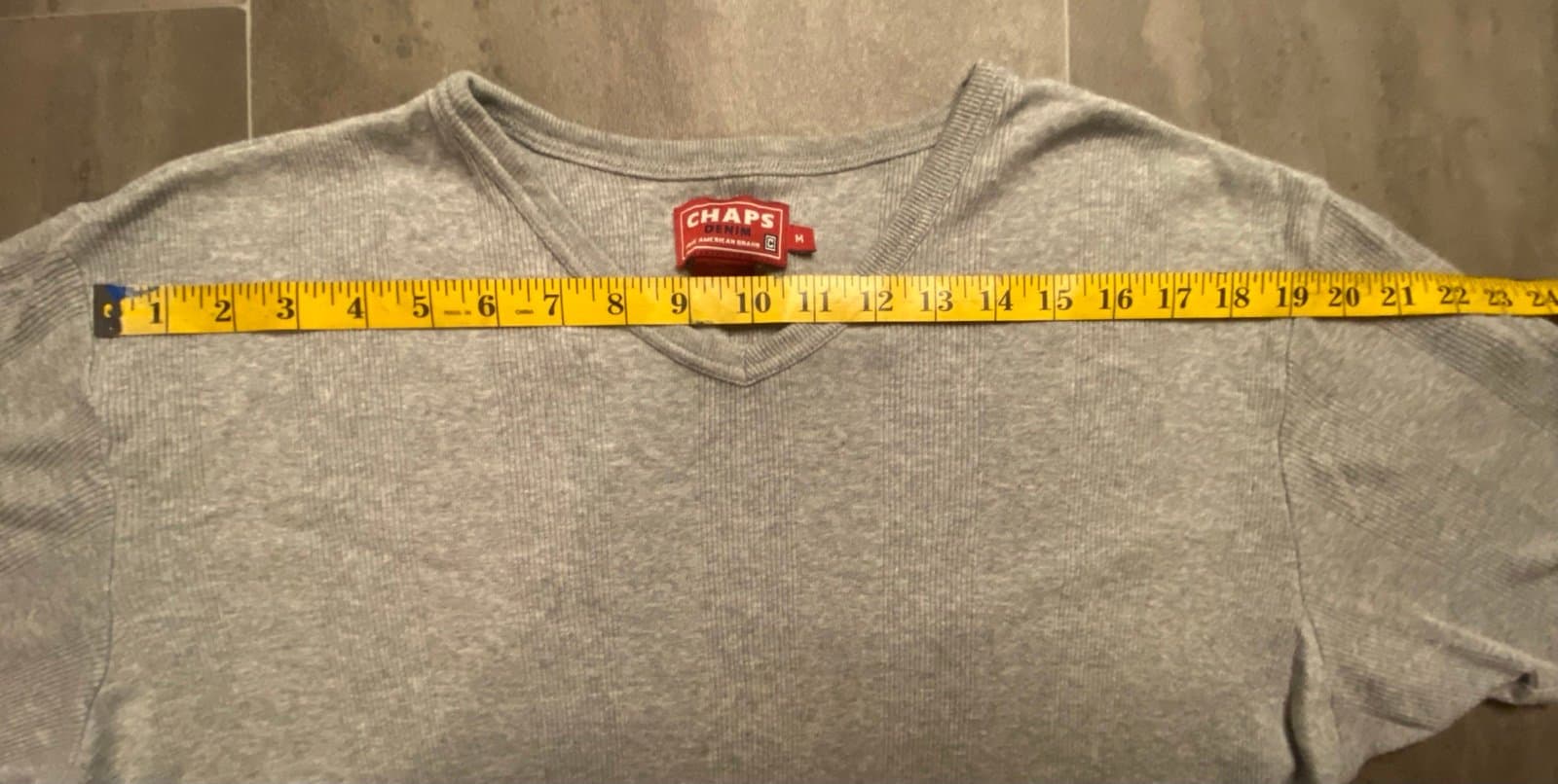 Grey Chaps Denim medium shirt - Thumbnail 3