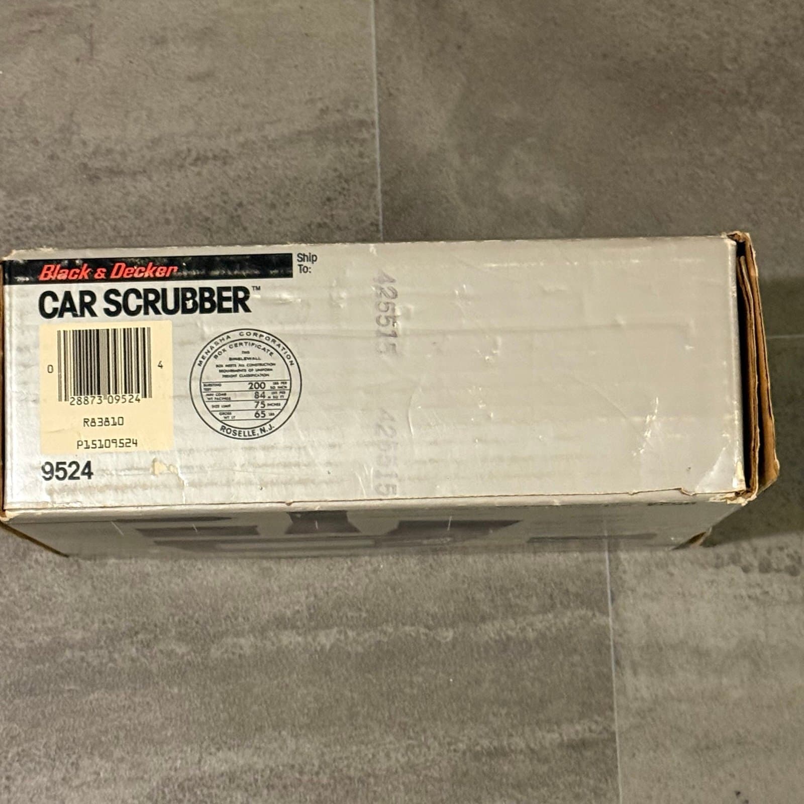 Vintage Black & Decker Car Scrubber #9524 - 12V DC, NIB (New in Box) - Thumbnail 5