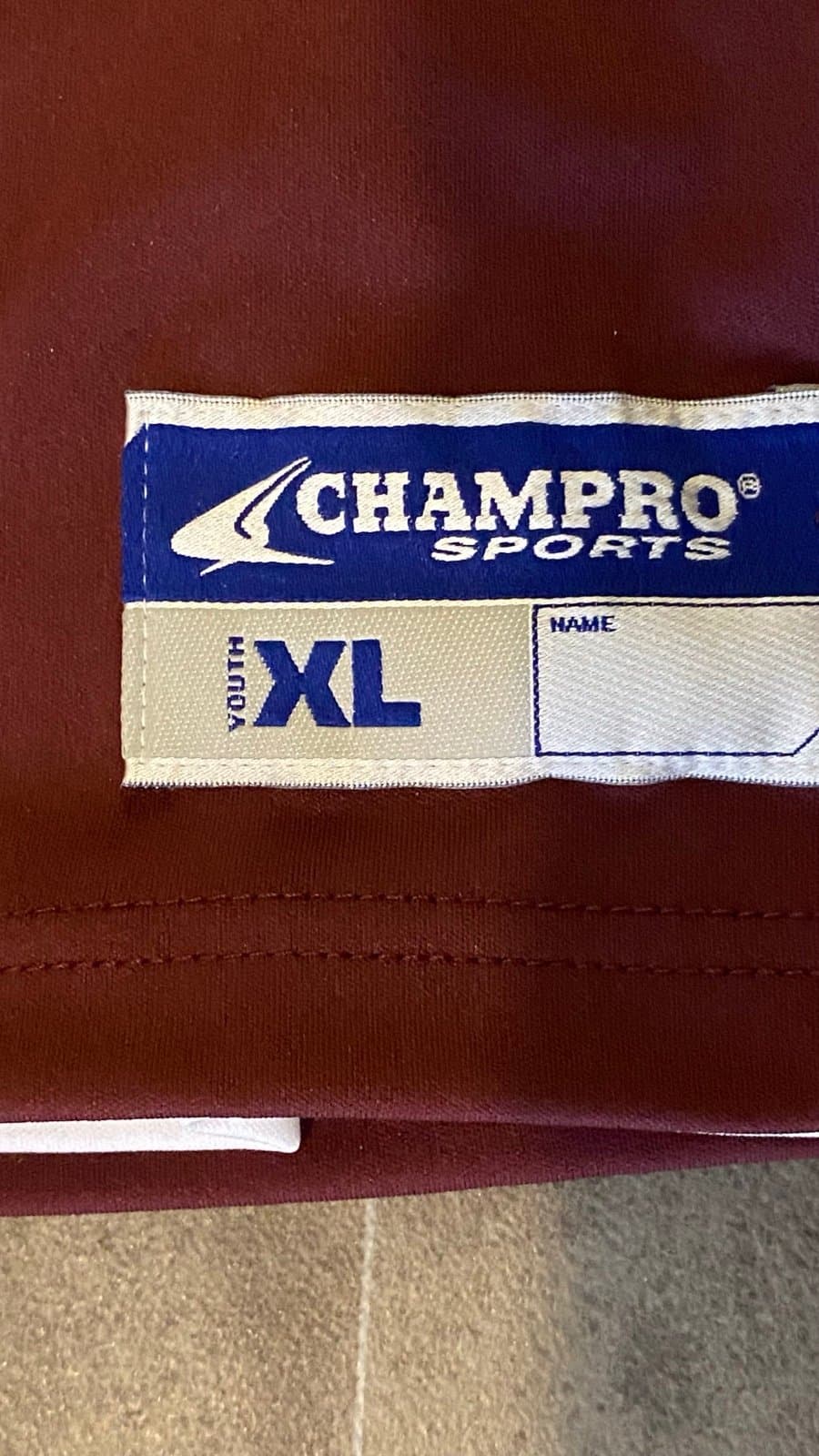 White and burgundy State jersey reversible XL - Thumbnail 5