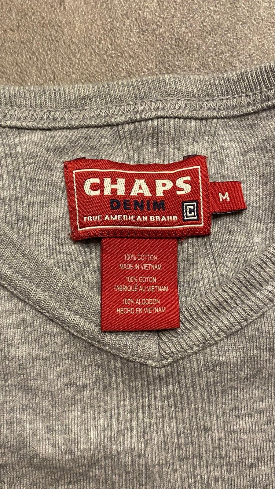 Grey Chaps Denim medium shirt - Thumbnail 5
