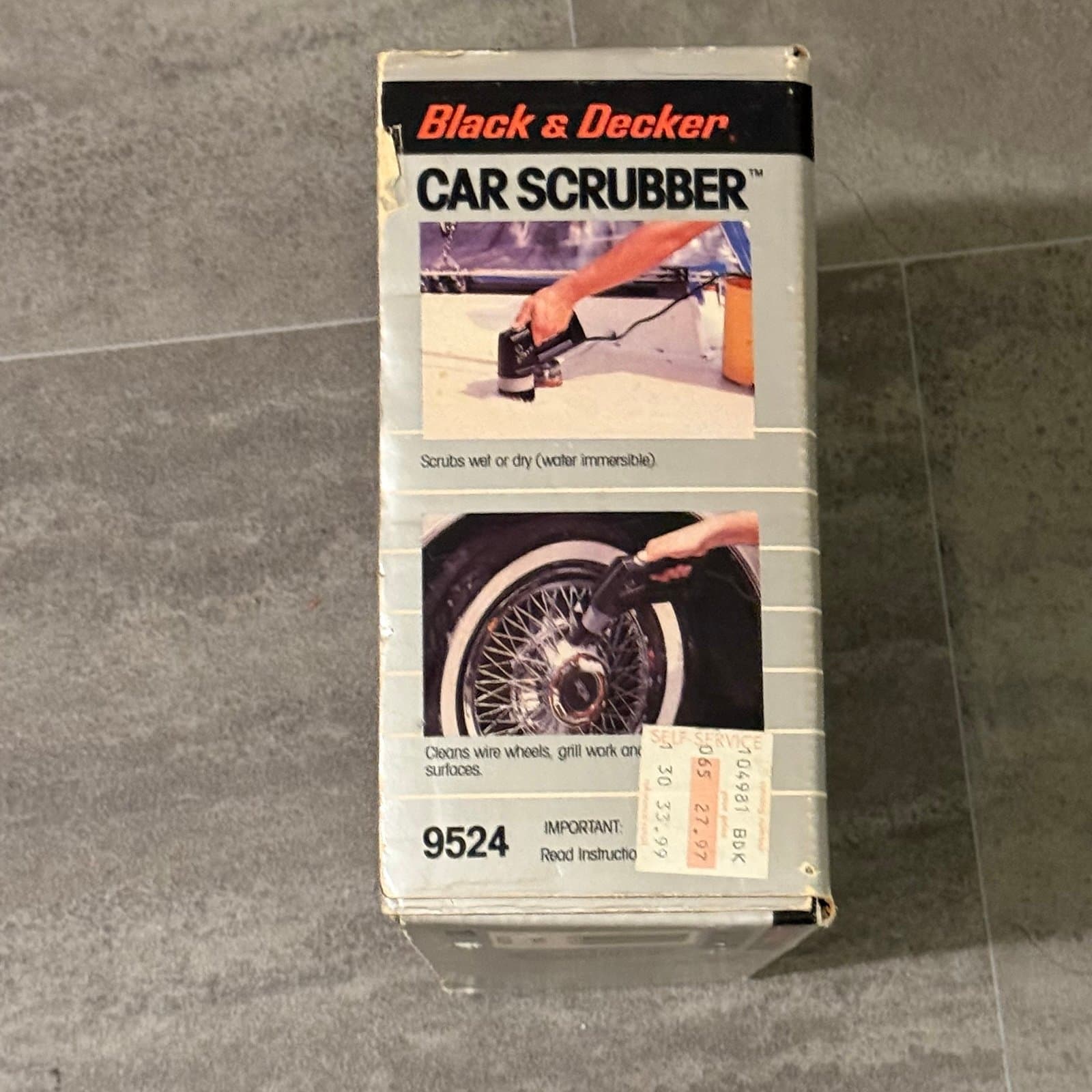 Vintage Black & Decker Car Scrubber #9524 - 12V DC, NIB (New in Box) - Thumbnail 3