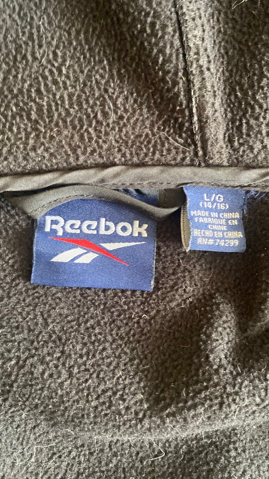 Black Reebok large jacket - Thumbnail 3