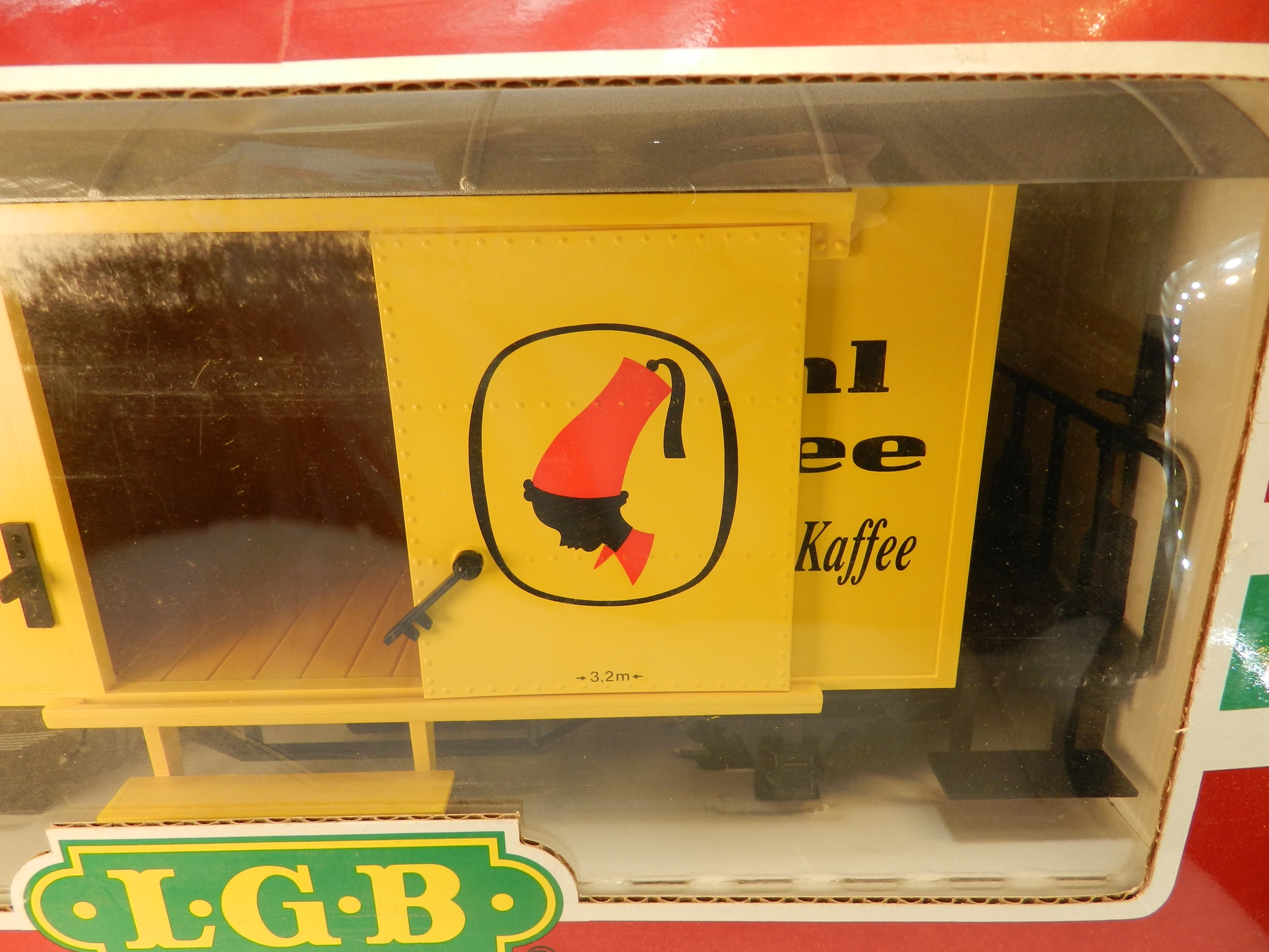 Rare LGB 44280 Meinl Kaffee Boxcar  G-Scale (1:22.5) Unopened (O95K) - Thumbnail 4