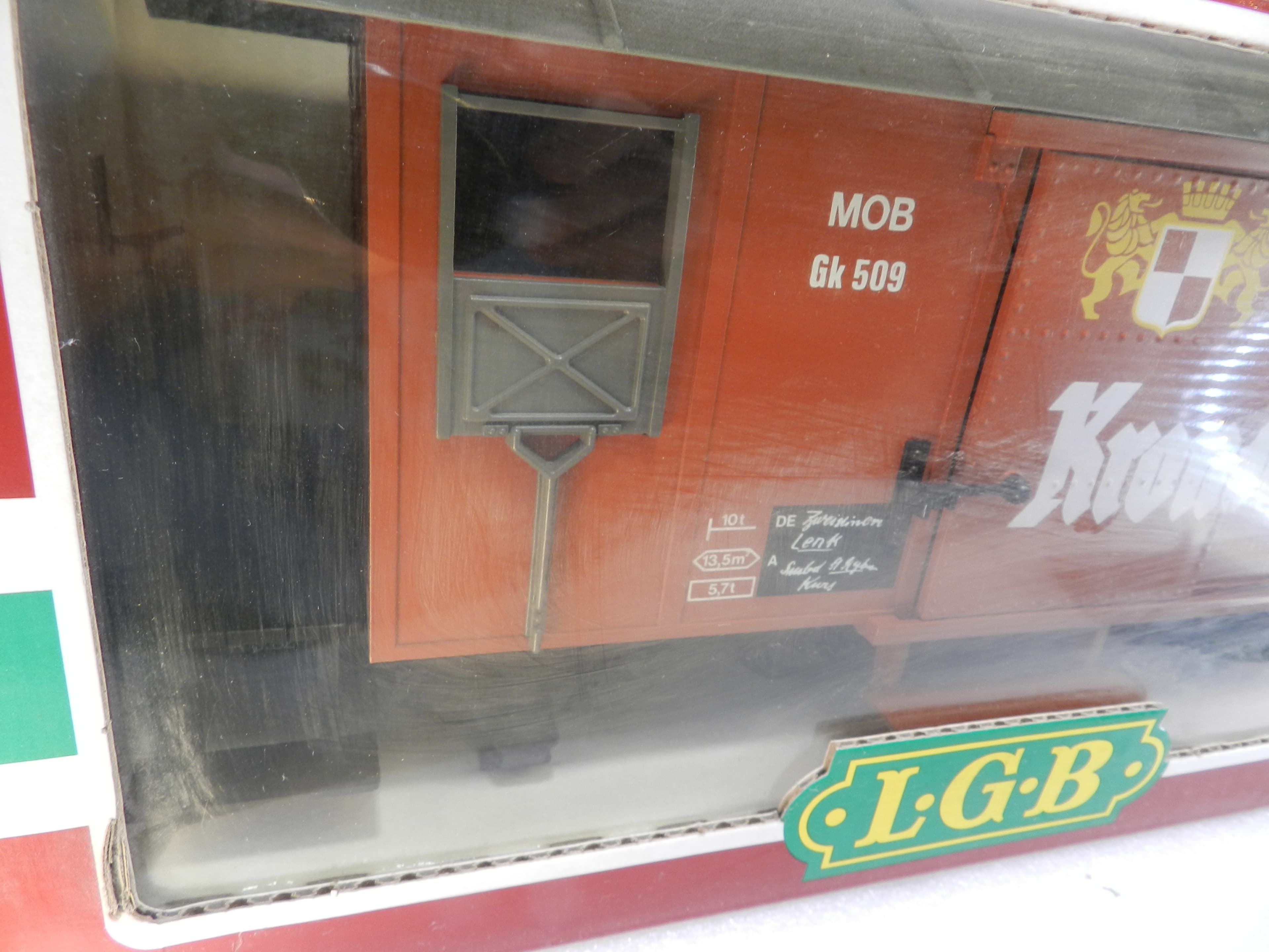 Vintage LGB 4028 Kronenbourg Box Car Train G Scale Model Original Box (O98K) - Thumbnail 2
