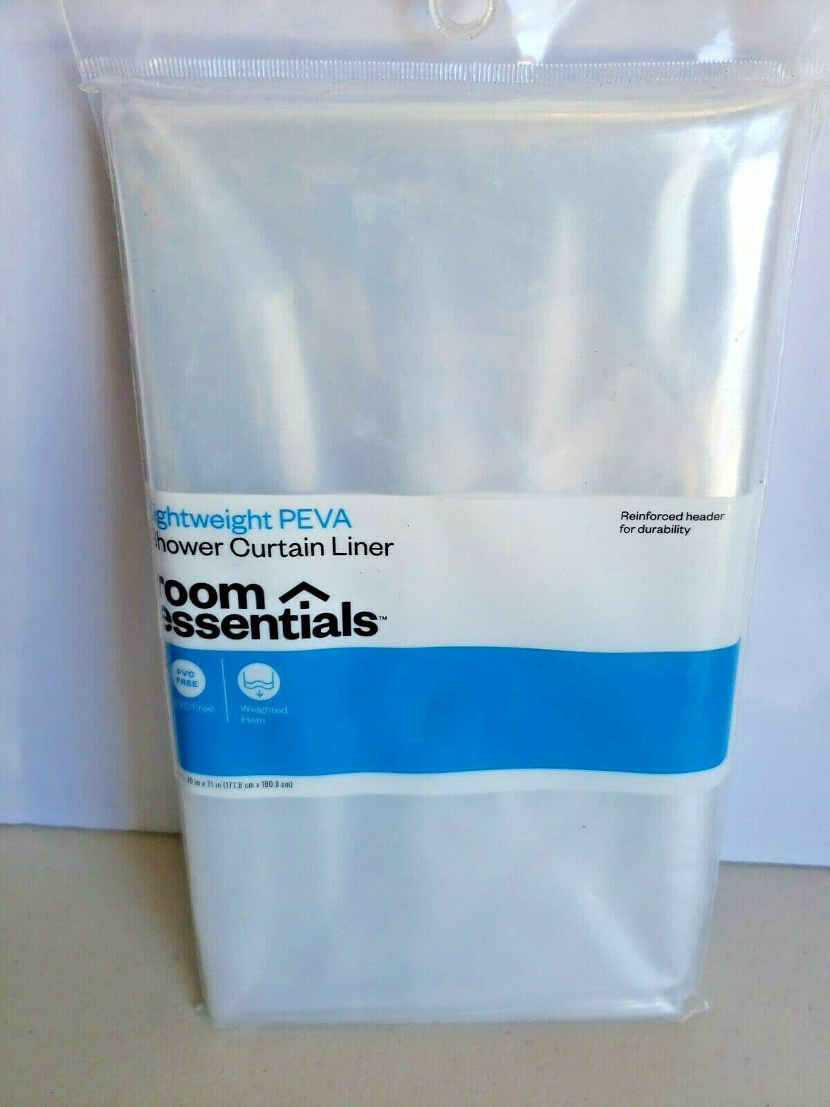 PEVA Light Weight Shower Liner Clear - Room Essentials™ w/complimentary shower curtain rings