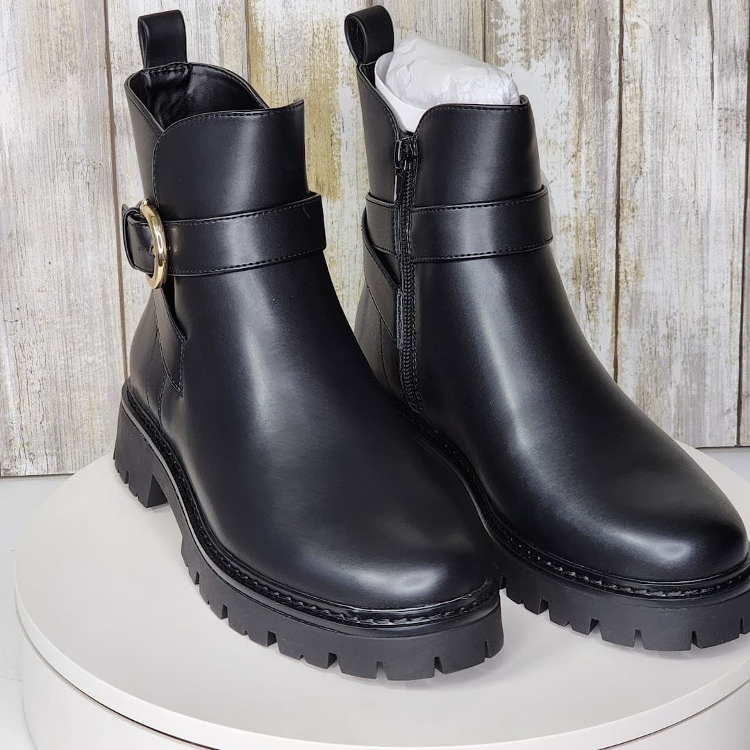 NEW - Giani Bernini Women's Jaynaa Memory Foam Lug Sole Ankle Booties - Size 6 M - Thumbnail 9