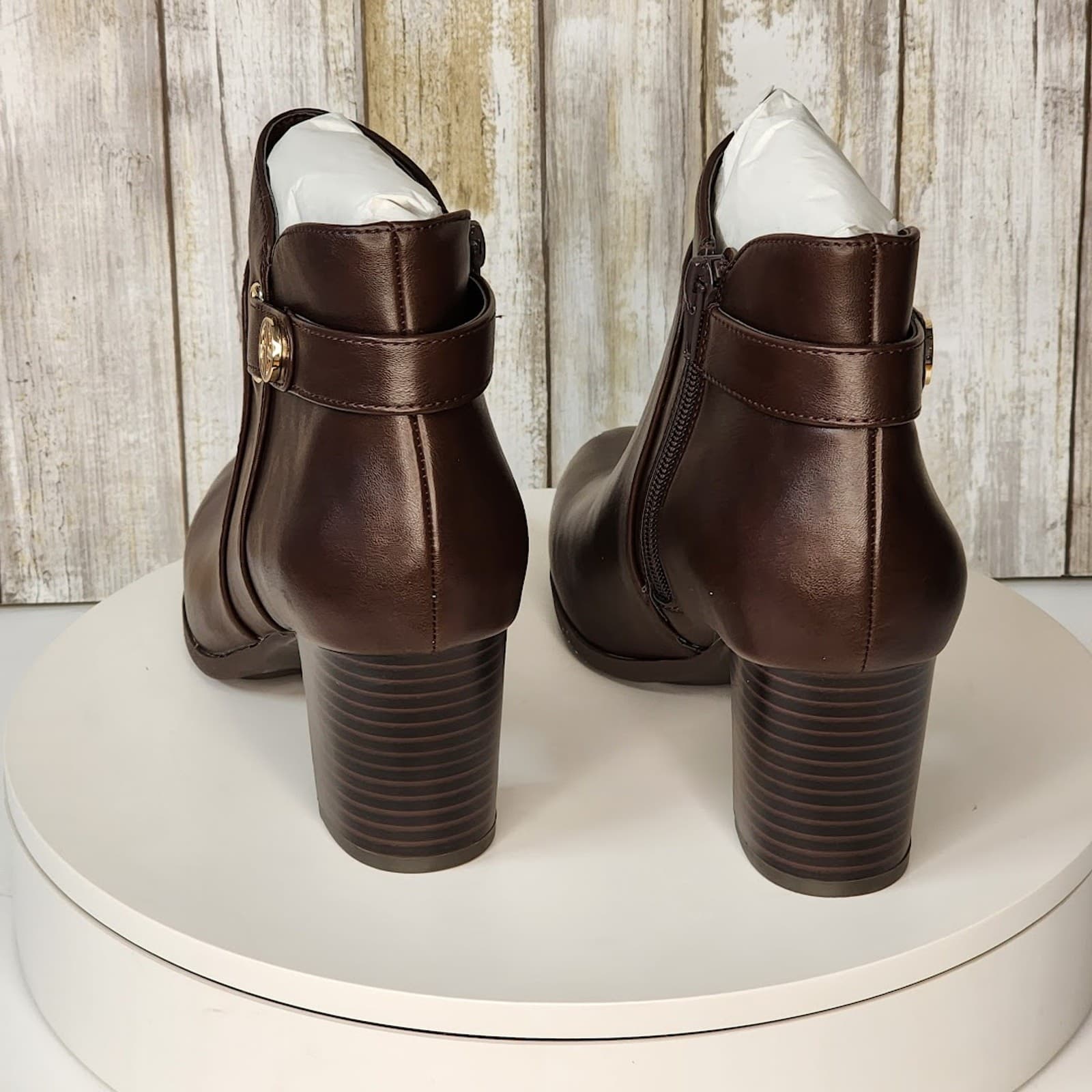 NEW - Giani Bernini Women's Artemyss Block Heel Dress Booties - Size 8 M - Thumbnail 5