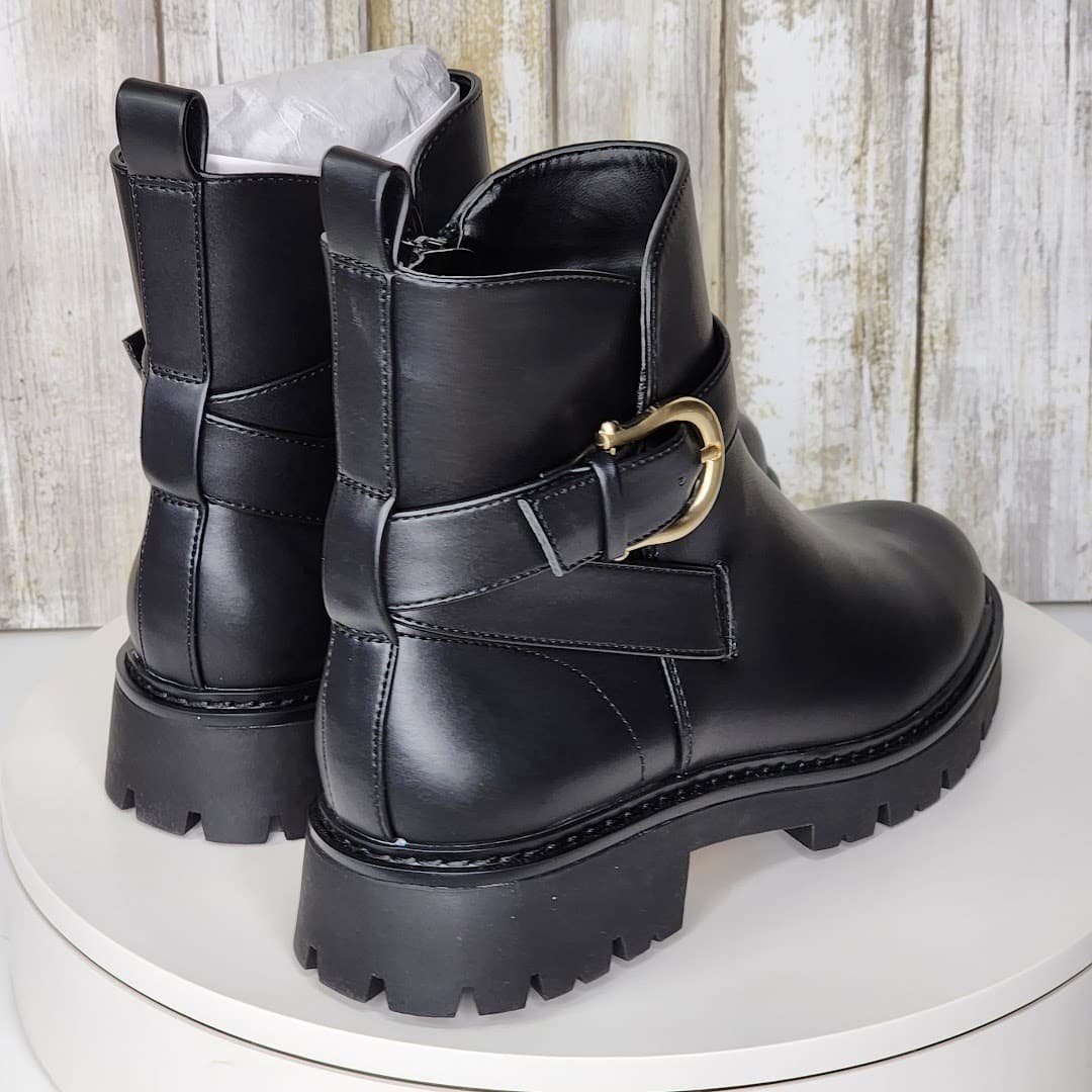 NEW - Giani Bernini Women's Jaynaa Memory Foam Lug Sole Ankle Booties - Size 6 M - Thumbnail 4
