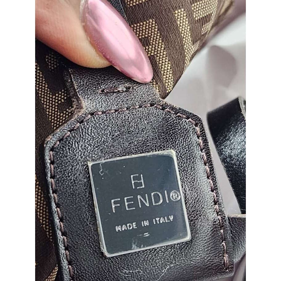 Fendi Zucchino Canvas Roll Tote Bag - Thumbnail 5