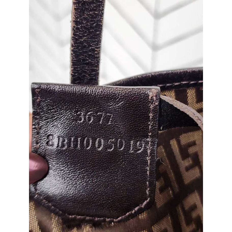 Fendi Zucchino Canvas Roll Tote Bag - Thumbnail 8