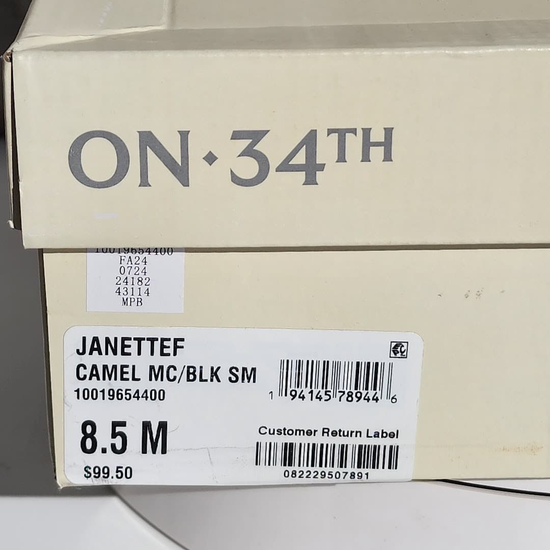 NEW - On 34th Janette Cap-Toe Booties - Size 8.5 M - Thumbnail 10