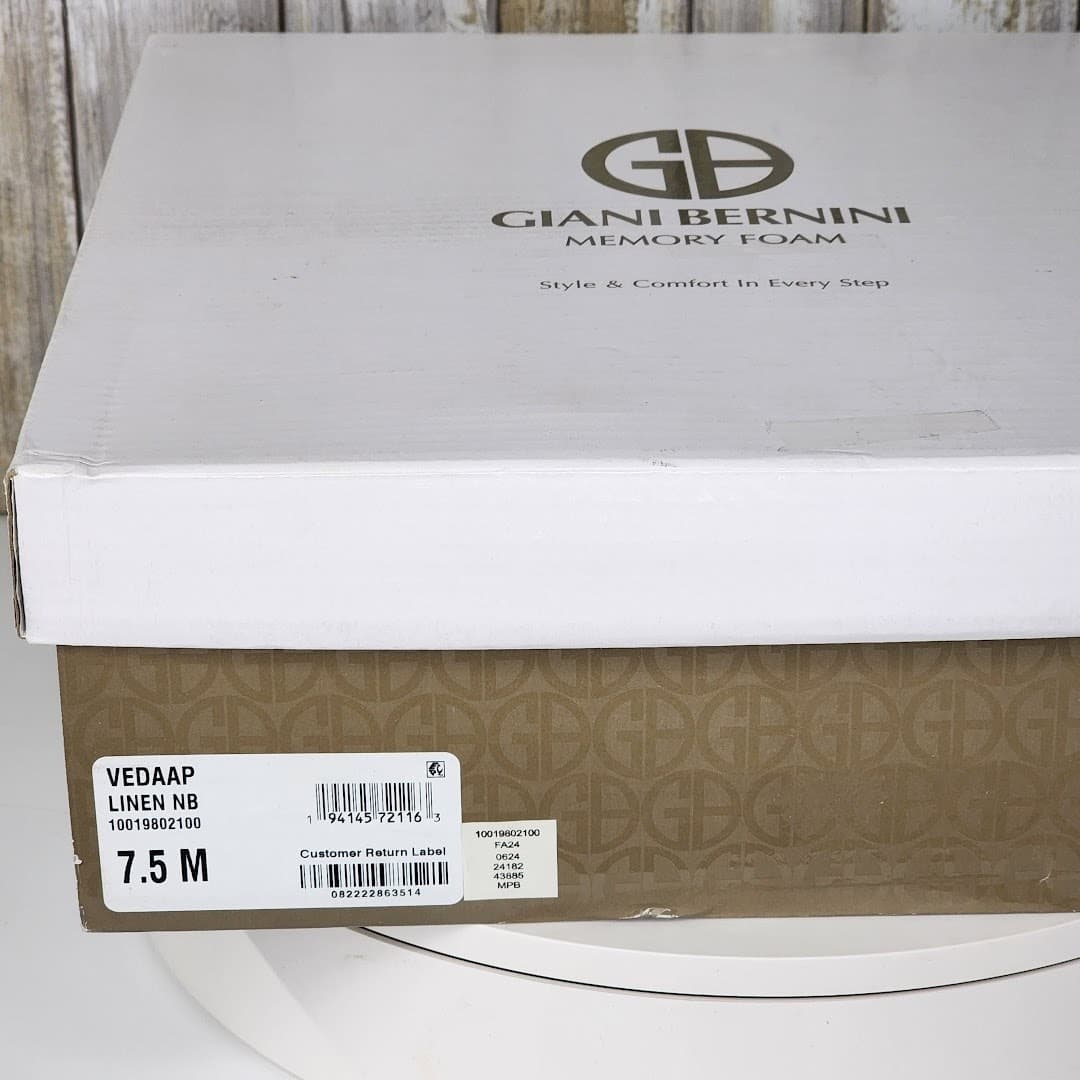 NEW - Giani Bernini Women's Vedaa Memory Foam Wedge Booties - Size 7.5 - Thumbnail 10